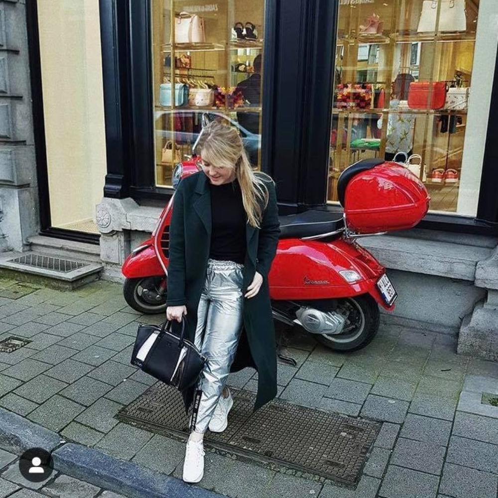Silver Pants Patrizia Pepe